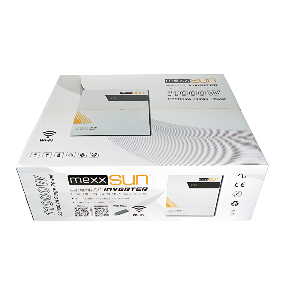 Mexxsun Tam Sinüs MPPT 48V 11000W Akıllı İnverter