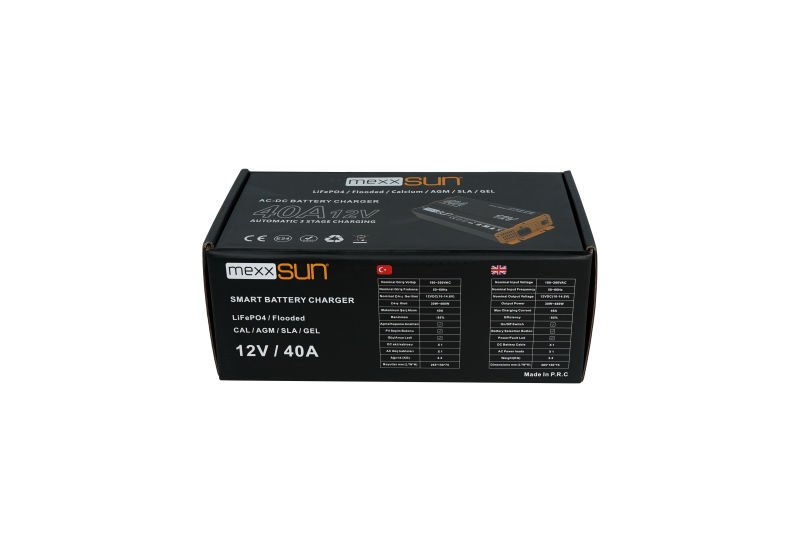 Mexxsun 12V-40A AC-DC Akü Şarj Cihazı