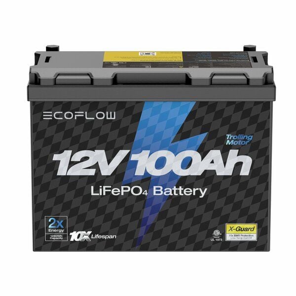 EcoFlow Lityum 12V 100Ah Deep Cycle Marin/Karavan Aküsü