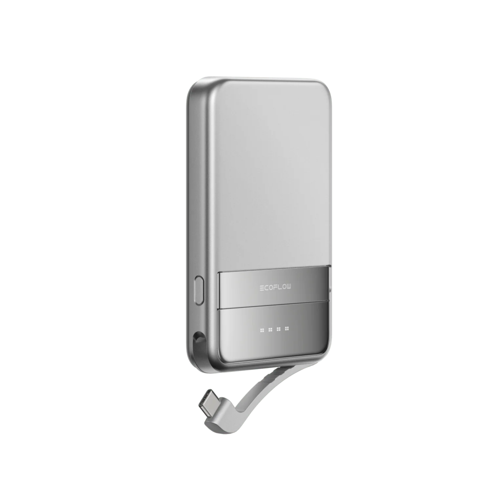 EcoFlow RAPID Manyetik 5000mAh Power Bank (Gümüş)