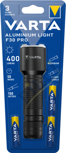 Varta 17608 Aluminium Light F30 Pro