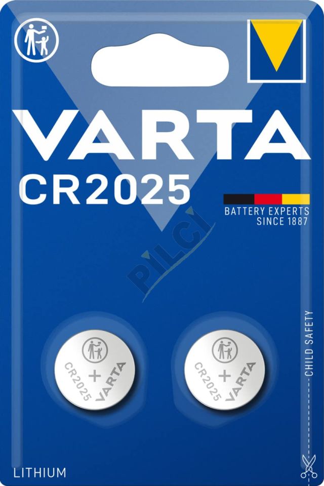 Varta CR 2025 Lityum Düğme  (2 ADET)