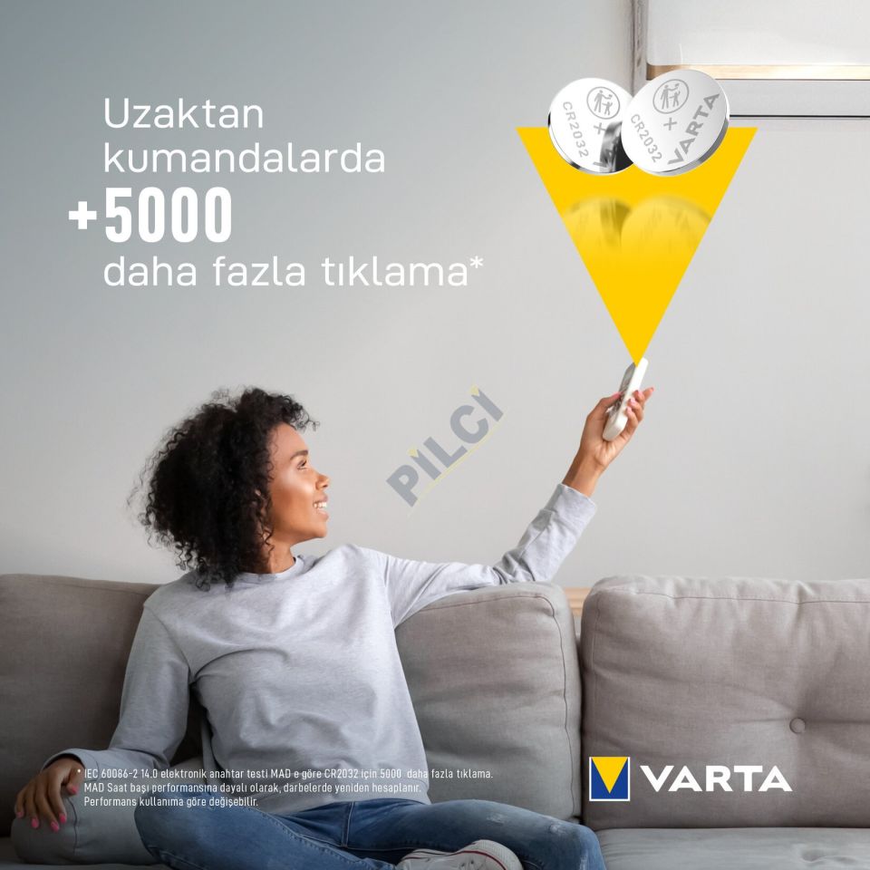 Varta CR 2032 Lityum Düğme