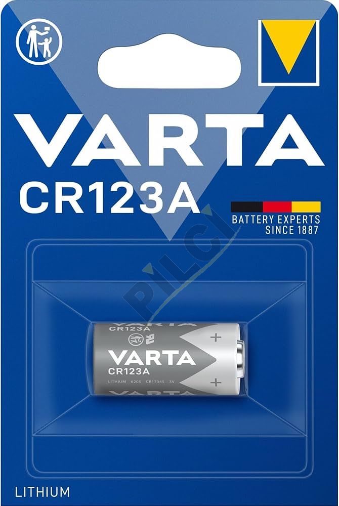 Varta CR 123A  Lityum Silindirik