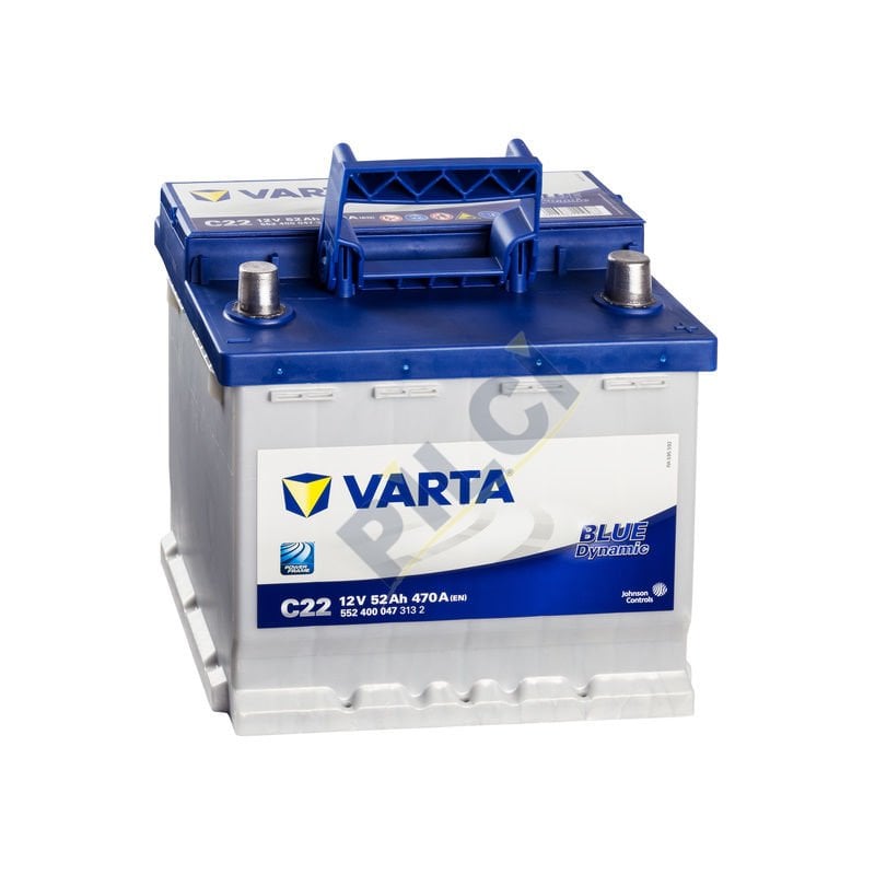 VARTA C22 BLUE DYNAMIC 52AH 470 CCA