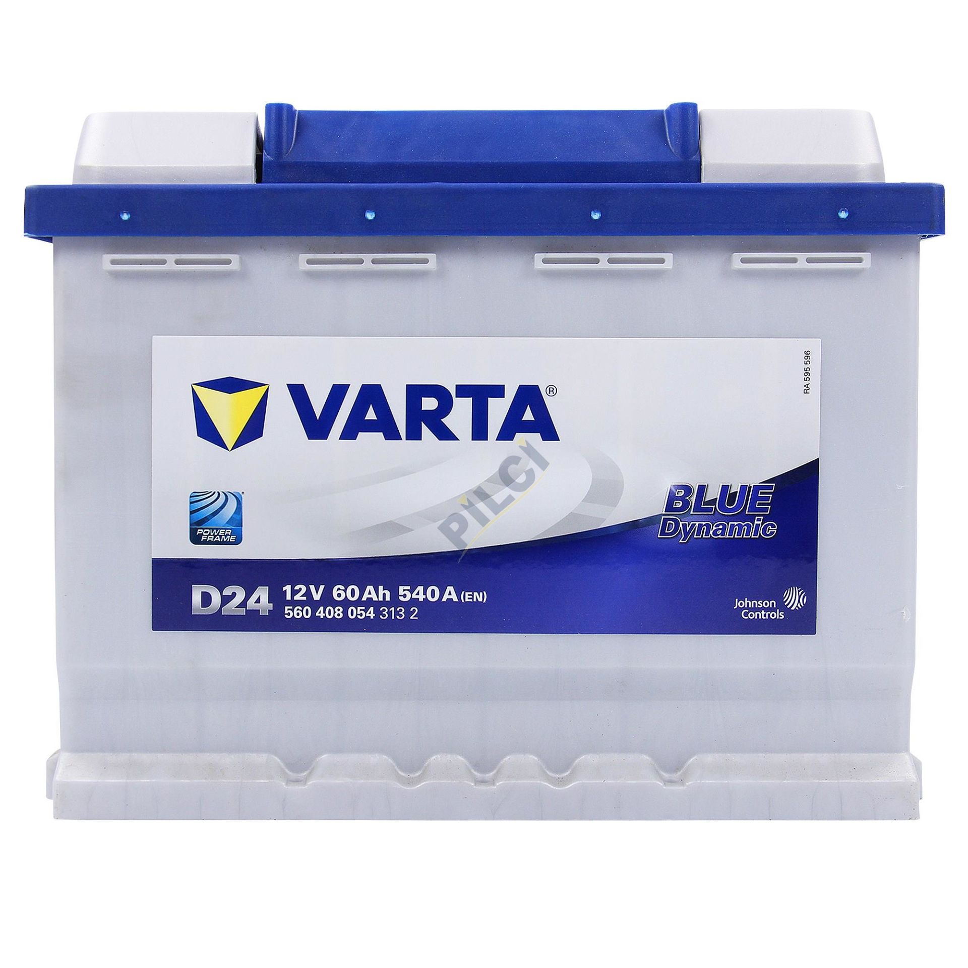 VARTA D24 BLUE DYNAMIC 60AH 540 CCA