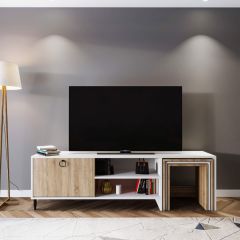 Zigon Sehpalı Tv Ünitesi Meşe 180*55*40 cm