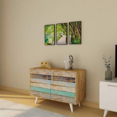 Dilara Dolap Atlantik Çam 100*65*40 cm