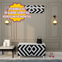 Trend Baskılı Özel Tasarım Dolap 100*65*40 cm