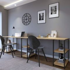 Sade Tasarım Çalışma Masası Meşe 270*60*72 cm
