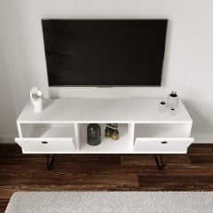 Yaren Tv Sehpa Beyaz 120*50*35 cm