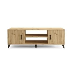 Deniz Tv Sehpa Keçe Meşe 150*55*40 cm