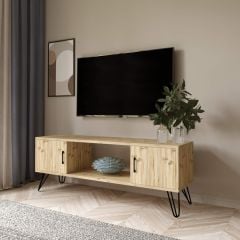Seyhan Tv Sehpa Keçe Meşe 150*60*40 cm