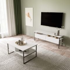 Burak Tv Sehpa Orta Sehpa 140*50*35 / 90*45*60 cm