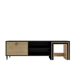 Zigon Sehpalı Tv Ünitesi Safir Meşe 180*55*42 cm
