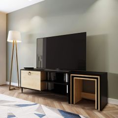 Zigon Sehpalı Tv Ünitesi Safir Meşe 180*55*42 cm