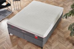 Visco Comfort Visco ve Kuş Tüyü Sünger Ortopedik Yıkanabilir Fermuarlı Kılıflı 4 Mevsim Yatak