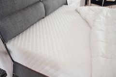 Visco Comfort Visco ve Kuş Tüyü Sünger Ortopedik Yıkanabilir Fermuarlı Kılıflı 4 Mevsim Yatak