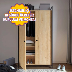 Gardırop İkili Büyük Kapaklı L614