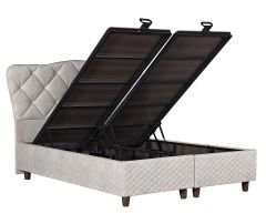 Neva Kendinden Pedli DSC Yaylı Ultra Soft Süngerli 4 Mevsim Ergonomik Yatak Seti (Yatak+Baza+Başlık)