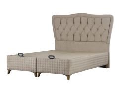 Golden Delux Çıkarılabilir Kılıflı Kendinden Pedli DSC Yaylı 4 Mevsim Ergonomik Yatak Seti (Yatak+Baza+Başlık)