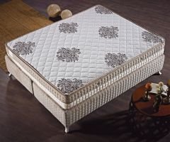 Golden Delux Çıkarılabilir Kılıflı Kendinden Pedli DSC Yaylı 4 Mevsim Ergonomik Yatak Seti (Yatak+Baza+Başlık)