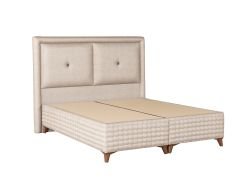 Plume Comfort Pedli Organik Torba Yaylı Ortopedik Doğal Yatak Seti (Yatak+Baza+Başlık)
