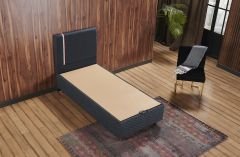 Younger Comfort Tek Kişilik DSC Yaylı 4 Mevsim Ergonomik Çıkarılabilir Pedli Yatak Seti (Yatak+Baza+Başlık)