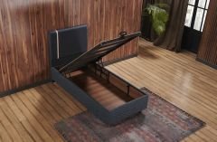 Younger Comfort Tek Kişilik DSC Yaylı 4 Mevsim Ergonomik Çıkarılabilir Pedli Yatak Seti (Yatak+Baza+Başlık)