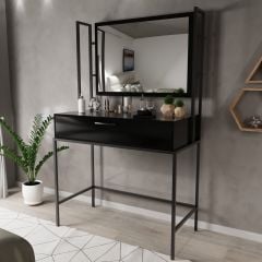 Modern Makyaj Masası L747 Siyah