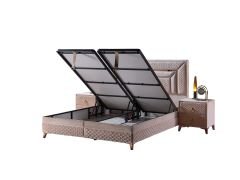 Oxycore Torba Yaylı Oksijenli Hijyenik Kuş Tüyü Sünger Ergonomik Yatak Seti (Yatak+Baza+Başlık)