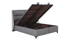 Visco Comfort Visco ve Kuş Tüyü Sünger Ortopedik Yıkanabilir Fermuarlı Kılıflı 4 Mevsim Yatak Seti (Yatak+Baza+Başlık)