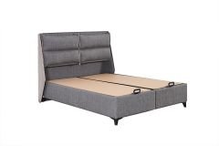 Visco Comfort Visco ve Kuş Tüyü Sünger Ortopedik Yıkanabilir Fermuarlı Kılıflı 4 Mevsim Yatak Seti (Yatak+Baza+Başlık)