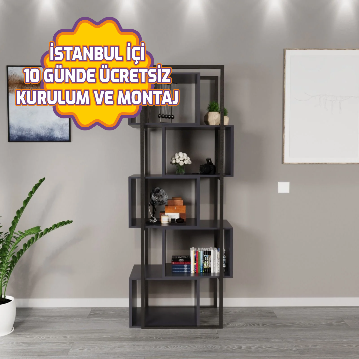 Dekoratif Raf 5'li  L807