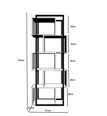 Dekoratif Raf 5'li  L807