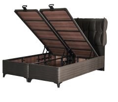 Serenity Kendinden Pedli DSC Yaylı Ortopedik Yatak Seti (Yatak+Baza+Başlık)