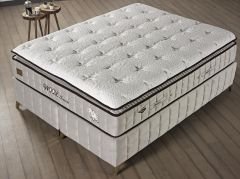 Wool Touch Pedli Koyun Yünü Torba ve Paket Yaylı Ortopedik Yatak Seti (Yatak+Baza+Başlık)