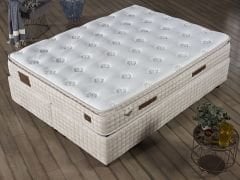 Begonya Pedli 4 Mevsim DSC Yay Ergonomik Yatak Seti (Yatak+Baza+Başlık)