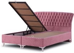 Rose Garden Pedli 4 Mevsim DSC Yaylı Ergonomik Yatak Seti (Yatak+Baza+Başlık)