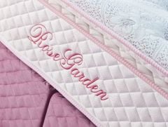 Rose Garden Pedli 4 Mevsim DSC Yaylı Ergonomik Yatak Seti (Yatak+Baza+Başlık)