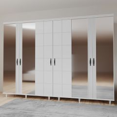 Dubai 6 Kapılı Gardırop 275*53*195 cm