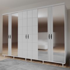 Dubai 6 Kapılı Gardırop 275*53*195 cm