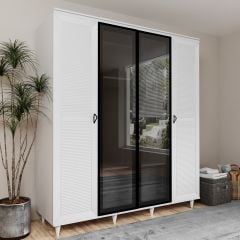 Hira 4 Kapılı Gardırop 180*53*208 cm