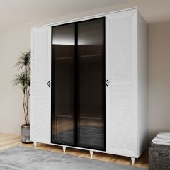 Hira 4 Kapılı Gardırop 180*53*208 cm