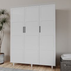 Can 3 Kapaklı Gardırop 136*52*203 cm
