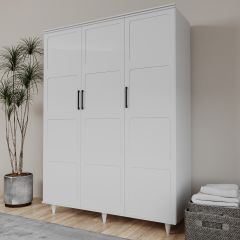 Can 3 Kapaklı Gardırop 136*52*203 cm