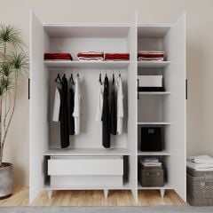 Can 3 Kapaklı Gardırop 136*52*203 cm
