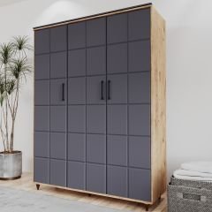 Yamaç 3 Kapılı Gardırop 136*52*203 cm