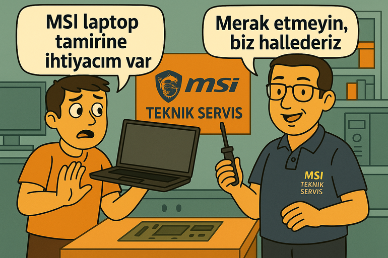 MSI Vector GP77 13VG Anakart Tamiri 