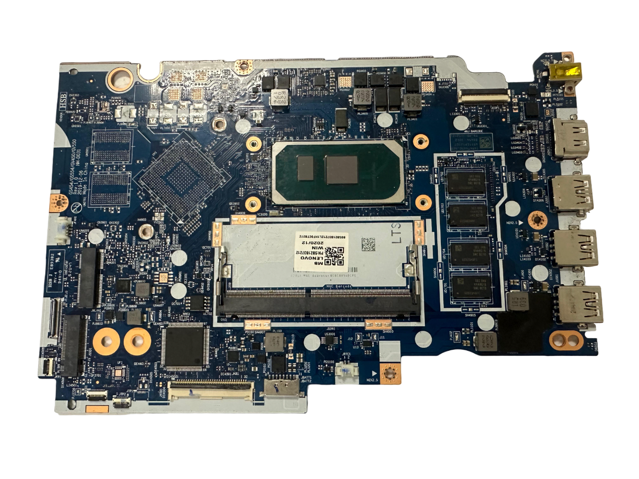 Lenovo ideapad 3-15IIL05 i5-1035G1 SRGKG İşlemcili On Board Anakart NM-D031